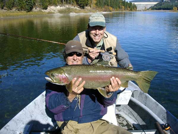 Fly fishing the Kootenai River in Montana